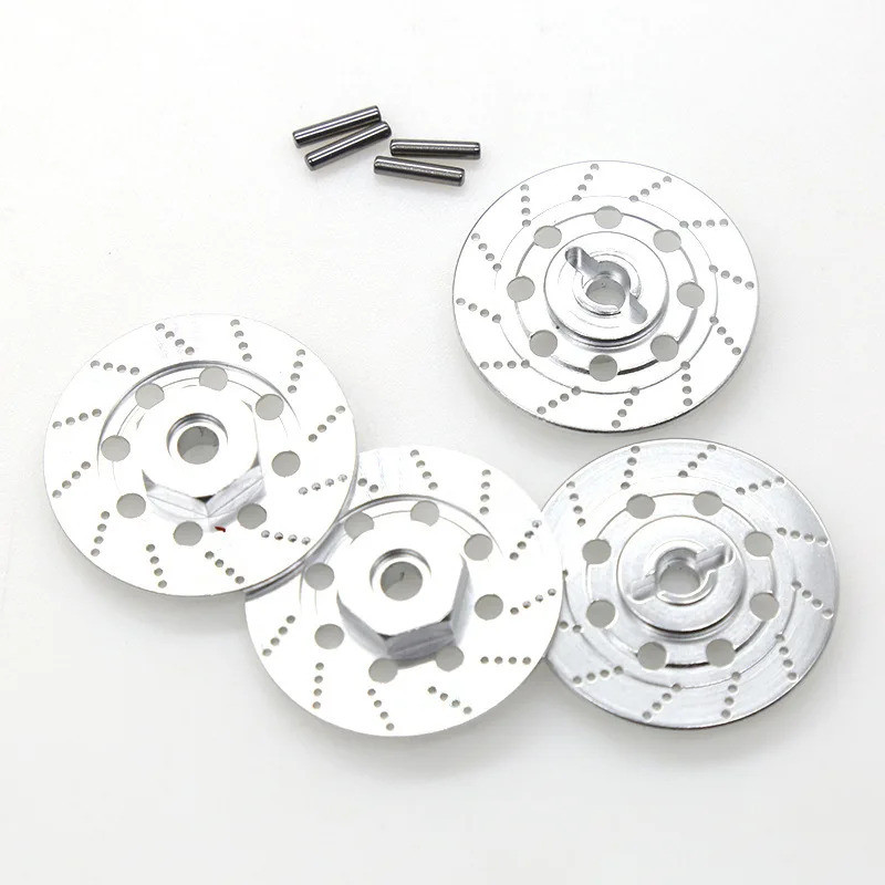 4 Miếng Kim Loại Đĩa Phanh Bánh Xe Hộp 12 Mm Lục Giác Đai Ốc Cho Tỉ Lệ 1 / 10 Xe RC Nâng Cấp Phần Phụ Kiện HSP Sakura 94123