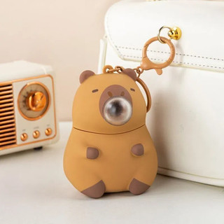 Mặt dây chuyền Kapibara Schoolbag Móc khóa Spit Bubble Pinch Đồ chơi vui nhộn