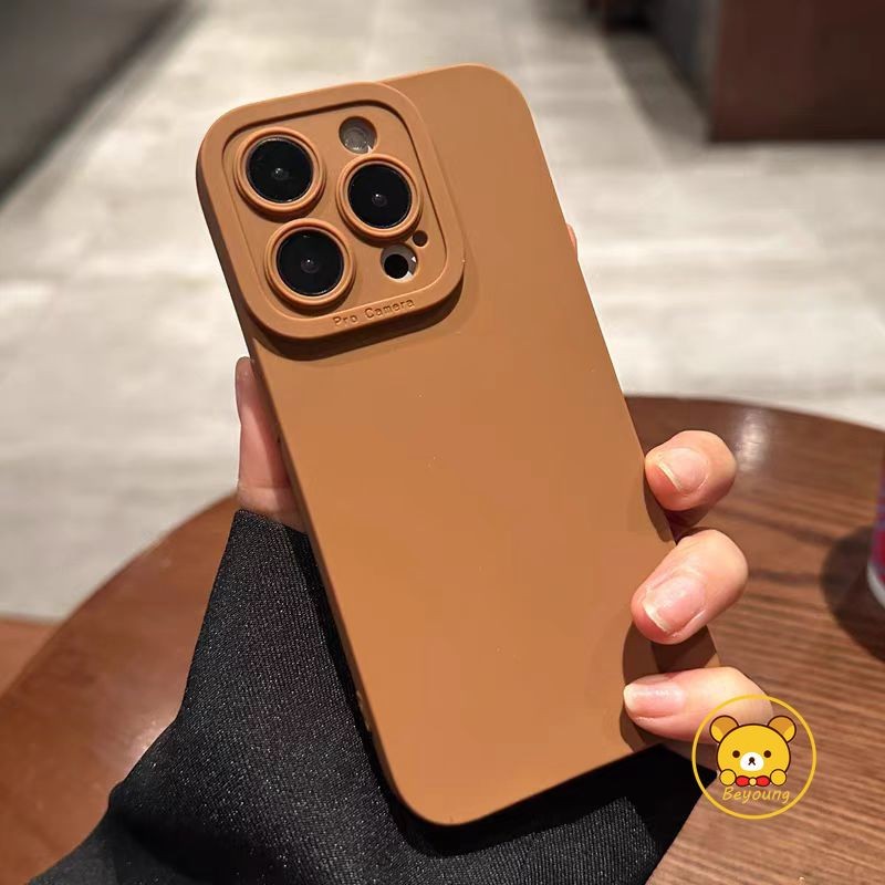 Ốp Điện Thoại Mềm Màu Kẹo Cho Realme C67 C63 5G 4G C61 C60 C55 C53 C51 C33 C35 C30 C30S C25 C25S C25Y Vỏ Đơn Giản Chống Sốc Chống Rơi Ốp Lưng Mờ