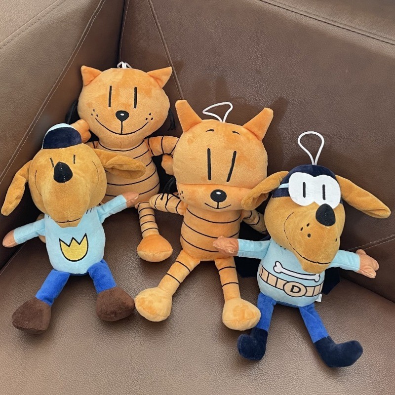 Dog Man Sang Trọng Đồ Chơi Hoạt Hình Chó Mèo Petey Plushie Búp Bê Vui Nhộn Truyện Tranh Ngoại Vi Đồ Chơi Nhồi Bông Mềm Mại Cho Bé Đồ Chơi Nhẹ Nhà Trang Trí Phòng Ngủ Trẻ Em Quà Tặng Sinh Nhật Người Hâm Mộ Đổi Quà Tặng