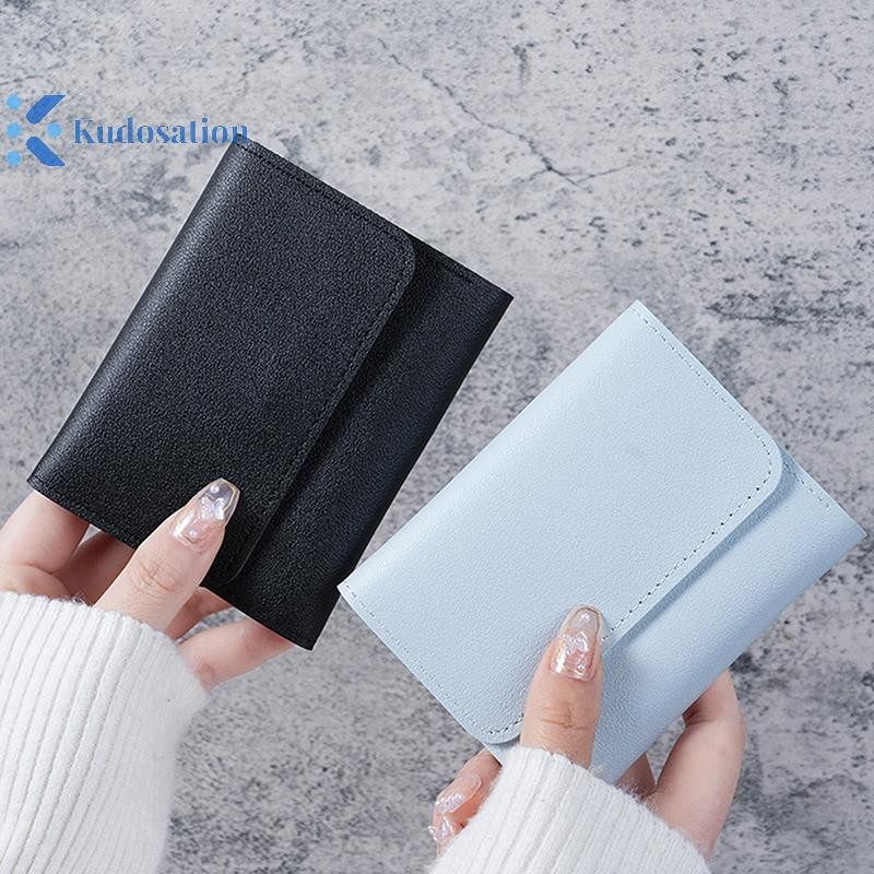 Kudosation Ba Gấp Kẹp Ngắn Ví Nữ Ví Ngắn Nhiều Thẻ Túi Túi Thời Trang Nữ Ví Thẻ Tín Dụng Nữ Ví Đựng Tiền Xu
