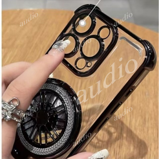 Ốp điện thoại trong suốt mạ bốn góc Realme 14T 14 5G có giá đỡ cối xay gió cho Realme 15 Pro 15T 14T 14 Realme14T 5G Ốp lưng silicon mềm chống sốc cho realme 14t 14 5G