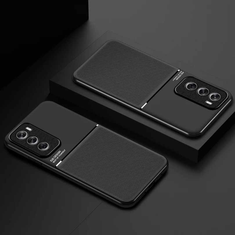 Ốp Da Cho Oppo Reno12 Pro (Trung Quốc) Giá Đỡ Từ Tính Ô Tô Tản Nhiệt Silicon Điện Thoại Reno12Pro PJW110 PJV110 Coque