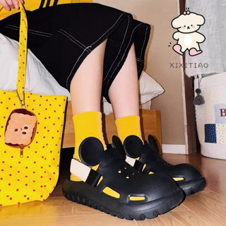 Xixitiao Sandal Chính Hãng Dễ Thương Mickey Beach EVA Độc Đáo Mùa Hè Ngoài Trời Thoải Mái Nữ