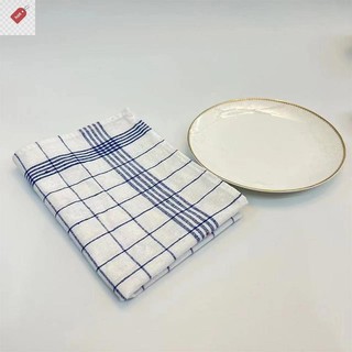 ALIK Khăn Ăn Kẻ Sọc Đỏ Và Xanh Vải Ins Phong Cách Placemat Vải Đạo Cụ Thực Phẩm VN