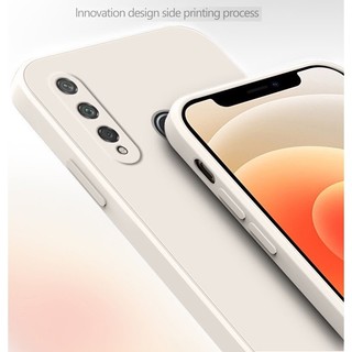 Thời trang mới Huawei Y6P Y5P Y7P 2020 Y9S Honor 10 Lite Khung cản vuông mỏng Vỏ silicon TPU mềm có dây đeo cổ tay