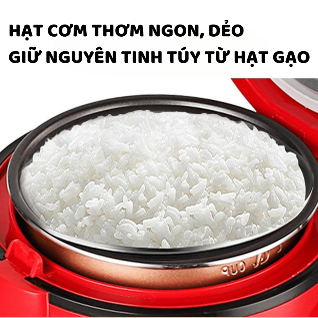 Nồi cơm điện SRAPP dung tích 1.2L-1.8L, nồi cơm thế hệ mới thiết kế sang trọng, chống dính cực tốt