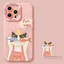 Dễ Thương Mặc Quần Áo Mèo Trắng Ốp Lưng Điện Thoại iPhone 17 16 15 14 13 12 11 Pro Max X Xr XsMax 7 8 Plus SE2020r