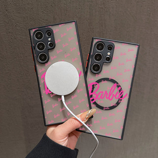Ốp Lưng Từ Tính Barbie Dễ Thương Cho Samsung S20FE S21 S21FE S21PLUS S22 S22PLUS S22ULTRA S23 S23FE S23PLUS S24PLUS S24ULTRA S25 S25PLUS S25ULTRA S24 S21ULTRA S23ULTRA S20ULTRA CXFG