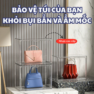 Tủ nhựa IKEA Mama trong suốt, kiểu dáng sang trọng giúp tối ưu diện tích và giữ đồ sạch sẽ