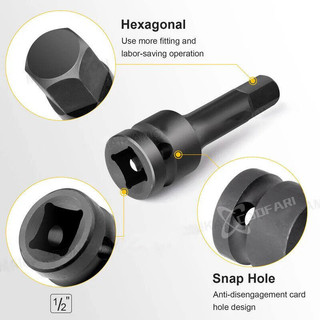 Bộ Khẩu Lục Giác 1/2 Inch - 8/10 Chiếc, H5-H19