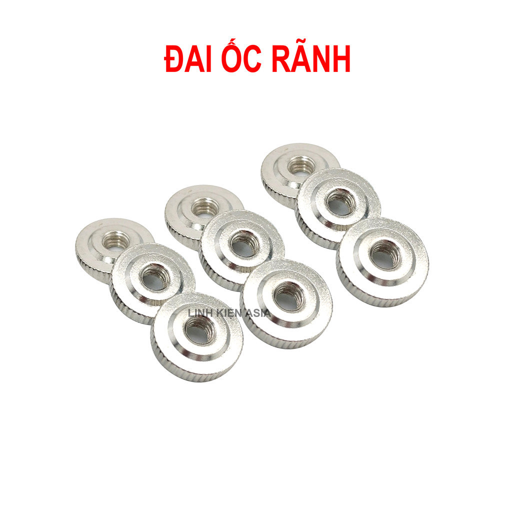 Đai ốc có RÃNH vặn tay GB807 chất liệu thép mạ kẽm | Shopee Việt Nam