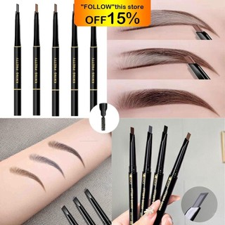 Dính Lông Mày AFTEROF, Bút Chì Lông Mày Tự Động Xoay 360 Độ, Có Bàn Chải Bút Lông Mày Chống Thấm Nước Hai Đầu Nữ