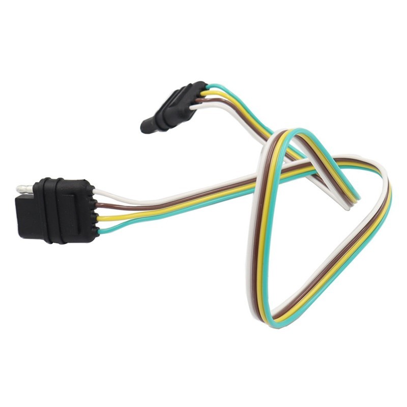 Đèn Hậu Ô Tô Cáp Điện 4 Chân Xe Kéo Mỹ Dây 4 Lỗ SAE Adapter Trailer Cáp Trailer Bộ Chuyển Đổi Đèn Kết Nối