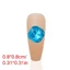 SUIT 10 Chiếc Mũi Nhọn Đế Móng Tay Nghệ Thuật Kim Cương Giả Móng Tay Nghệ Thuật Dành Cho Người Hâm Mộ Móng Tay
