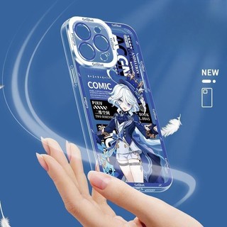 Ốp Điện Thoại Di Động Cho VIVO Y03 Y20 Y12A Y11S Y12A Y11 Y12 Y15 Y17 Y15S Y15A Y51 Y31 Y100 V23E V29E Y19 S1 Bao Raiden Shogun Wanderer Neuvillette Furina Arlecchino Genshin Tác Động