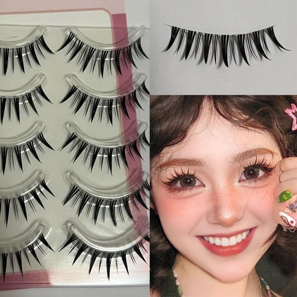 Serein Lông Mi Giả, Cosplay Nhật Bản Dramatic Manga Anime Mies, 5 Cặp Gói Dày Giả Chồn Giả Lông Mi Mở Rộng Cho Nữ