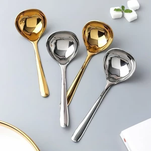 Muỗng Múc Canh Cán Dài Bằng Thép Không Gỉ