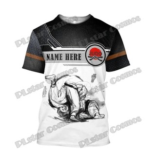 Tùy Chỉnh Tên Muay Thái & Karate & Đấu Vật 3D In Áo Thun Nam Mùa Hè Casual Unisex Áo Cho Võ Thuật Người Yêu TTD28