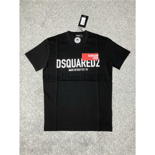 Áo thun ngắn tay in Logo mùa xuân hè Dsquared2 S71GD1021