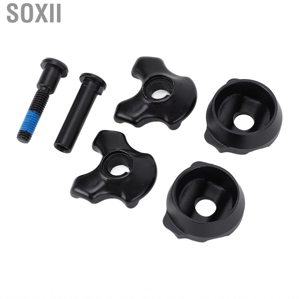 Soxii Bike Seat Clamp  Bicycle Post Rustproof Solid Construction Long Lifespan for Carbon Steel Saddle Rails