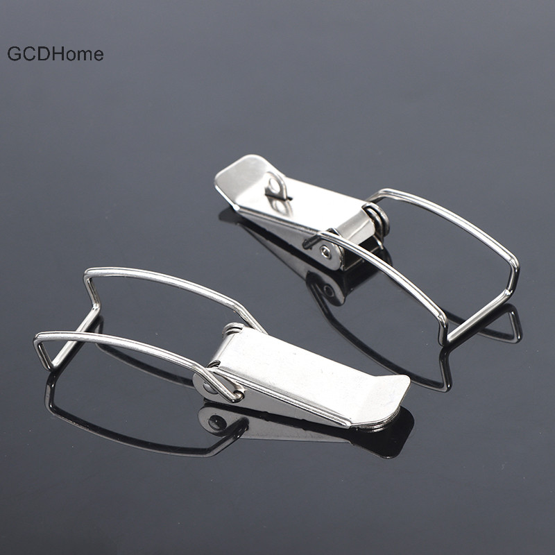 Gcdhome Chốt Khóa Hộp Kim Loại Dài Bản Lề Phần Cứng Nội Thất Phụ Kiện HOT