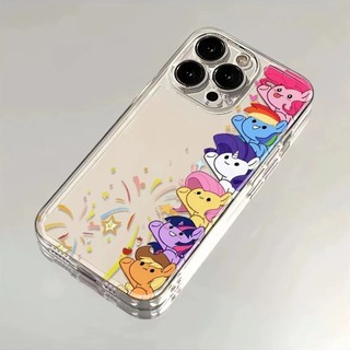 Ốp Điện Thoại Di Động Hoạt Hình My Little Pony Cho IPhone 11 15 14 13 Pro Max 12 / 8se 7 Plus XS Chất Liệu Silicon Chống Thấm Nước Và Chống Sốc Vỏ Mới