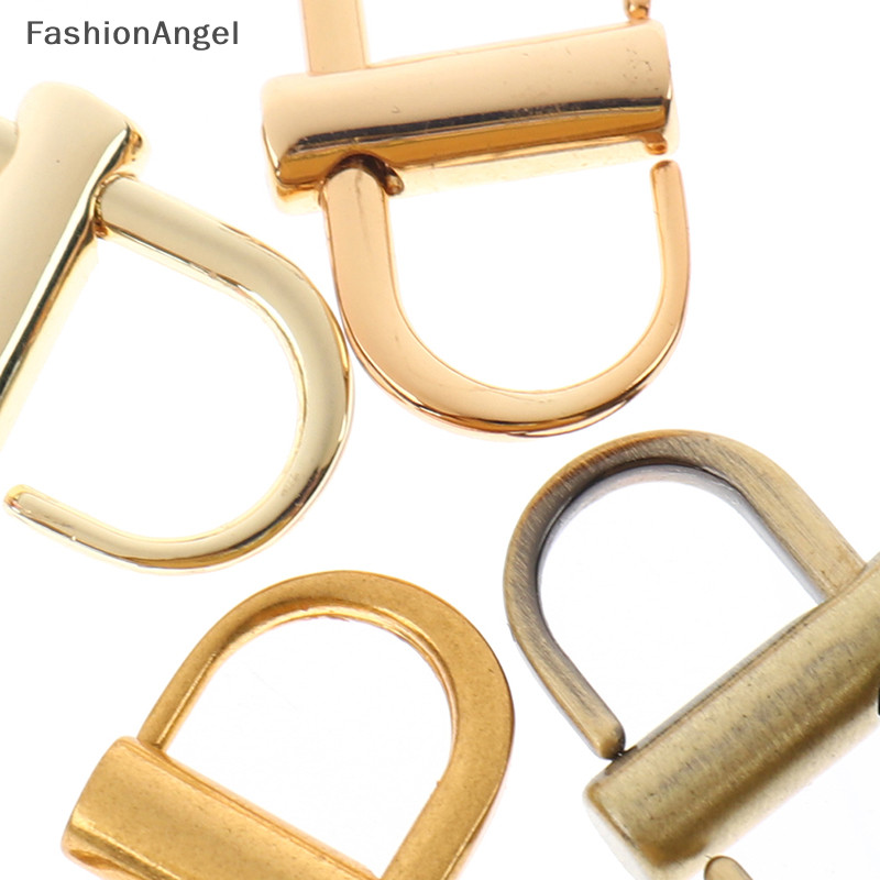 Fashionangel 2X Có Thể Điều Chỉnh Khóa Kim Loại Kẹp Túi Xách Dây Xích Chiều Dài Ngắn Túi Phụ Kiện TH