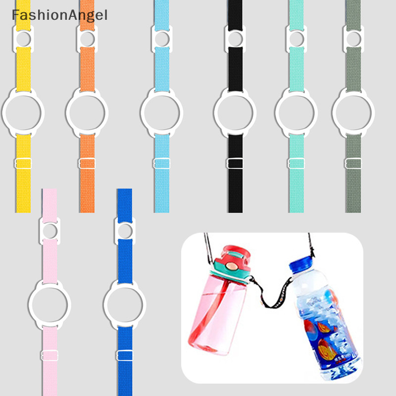 Fashionangel 2 Trong 1 Có Thể Điều Chỉnh Dây Đeo Chai Nước Đa Năng Di Động Chai Nước Đeo Vai Giá Đỡ Tumbler Dây Đeo Du Lịch TH