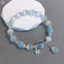 Vòng tay pha lê màu xanh biển Opal nguyên bản Vòng tay pha lê ánh sáng cho bé gái Phụ kiện trang sức mới