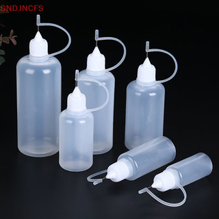 Mới 2 / 5 Chiếc 5ml 10ml 20ml 30ml 50ml 60ml 100ml PE Nhựa Squeezable Đầu Applicator Chai Nhỏ Giọt Có Thể Đổ Lại Có Đầu Nắp Keo Khi Bán