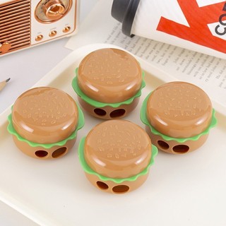 Gọt Bút Chì Hình Burger Tiện Lợi Nhiều Màu Sắc Chuốt Chì Đơn Giản Cho Học Sinh