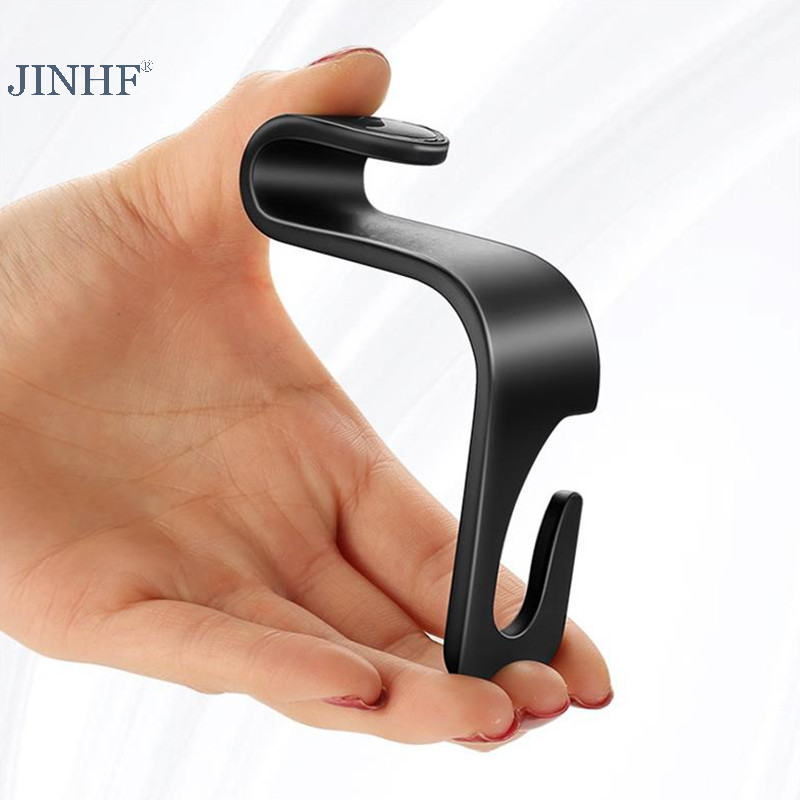 Jinhf 2 Cái / túi al Móc Ghế Sau Ô Tô Móc Ẩn Sáng Tạo Ghế Sau Ô Tô Mạnh Chịu Lực Móc Đơn Giản HOT