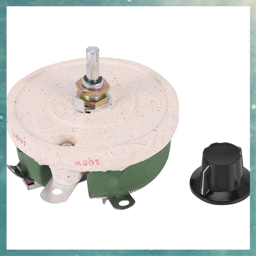 [D G Y J] 100W 100 Ohm Gốm Dây Điện Trở Quay Rheostat
