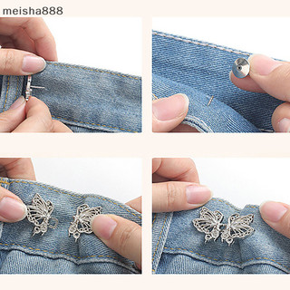 Meisha888 MỚI Nơ Nút Điều Chỉnh Cho Quần Và Váy Thắt Lưng Có Thể Điều Chỉnh Khóa Eo Cho Quần Jean May Yêu Cầu