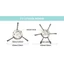CAST 1 Cái Đầu Bàn Chải Cỏ, Đầu Máy Cắt Cỏ Đĩa 6 inch, Dây Thép Bền Loại Bỏ Bánh Xe Rêu Rỉ Đa Năng Cỏ Đầu Tông Đơ