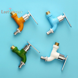 [Lostcorner] Vòi 4 Màu 1 / 2 "Nam Treo Tường Vòi Máy Giặt Vòi Nước Nhựa Đầu Nối Nhanh Vòi Ban Công Sân Vườn [Mới]