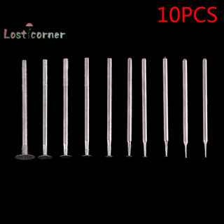 [Lostcorner] 10 Phụ kiện mũi mài Công cụ điểm gắn chân chữ T siêu mỏng [Mới]