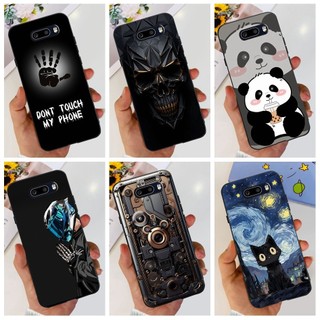 Ốp Lưng Cho LG V50S ThinQ 5G LM-V510N Ốp Lưng Điện Thoại Hoạt Hình Dễ Thương Màu Đen Silicon Mềm Cho LG V50 ThinQ 5G LM-V450 LM-V500 Ốp Lưng