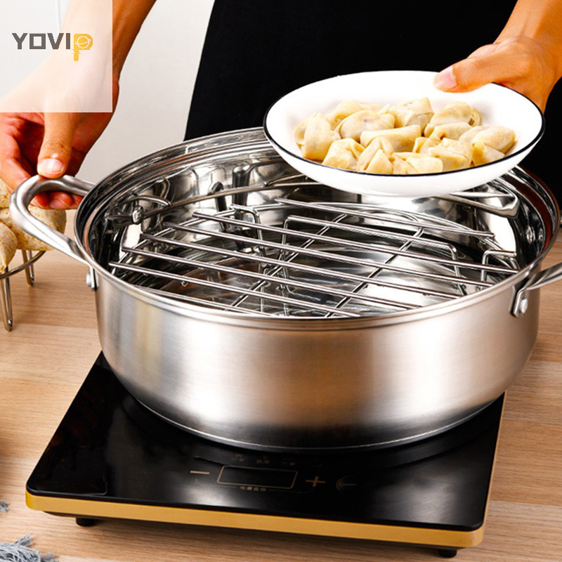 Yovip Nồi Inox Nồi Hấp Giá Nấu Nướng Nồi Đứng Airfryer Nướng Phụ Kiện Thực Phẩm Nhà Bếp Hấp Giá VN