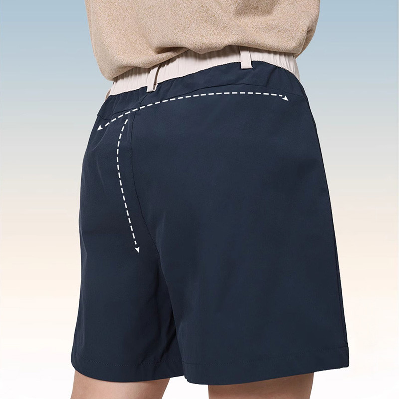 Ảnh Quần short khô nhanh dành cho nữ CAMEL CROWN Giảm ẩm Thoáng khí Kem chống nắng cảm biến băng Quần thường ngày 3