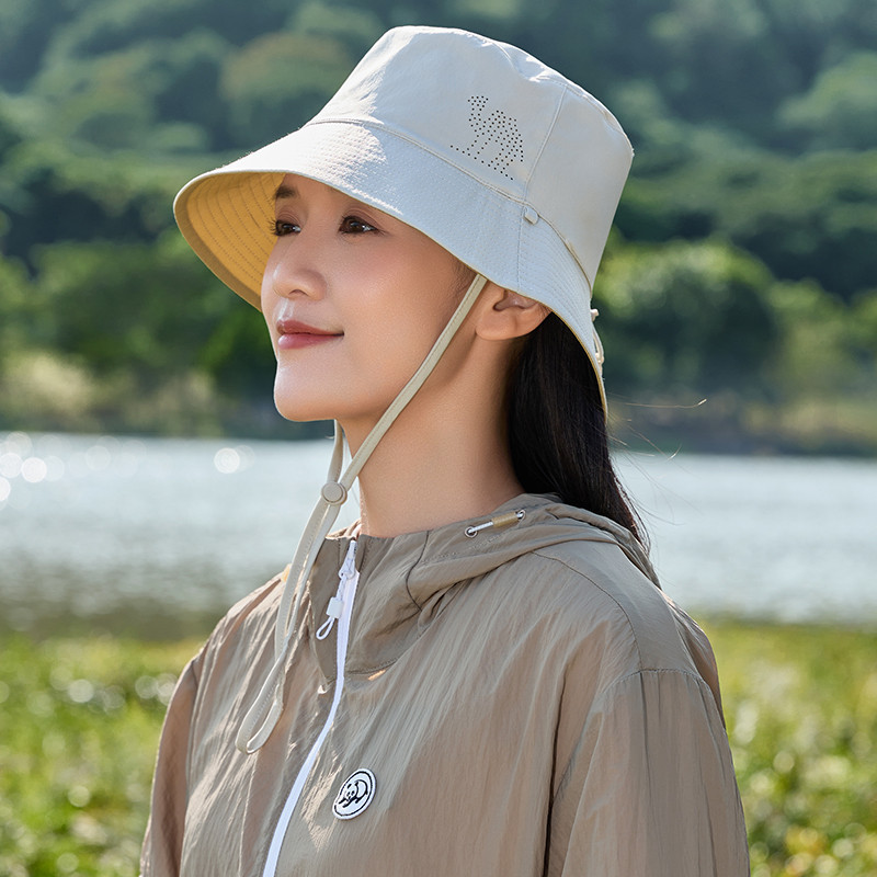 Ảnh Mũ ngư dân CAMEL CROWN dành cho nam và nữ có vành lớn Mũ chống nắng leo núi ngoài trời 4