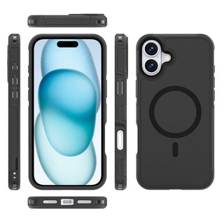 [Jlk] Ốp từ tính cho iPhone 16 15 14 Pro Max Plus 13 Vỏ bảo vệ chống sốc cứng cấp độ quân sự