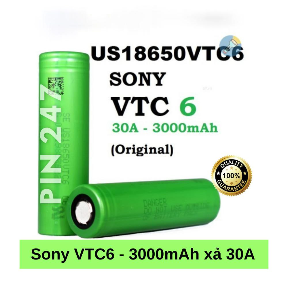 Pin xả cao 18650 Sony VTC6 US18650VTC6 30A 3000mAh - Hàng chính hãng ...