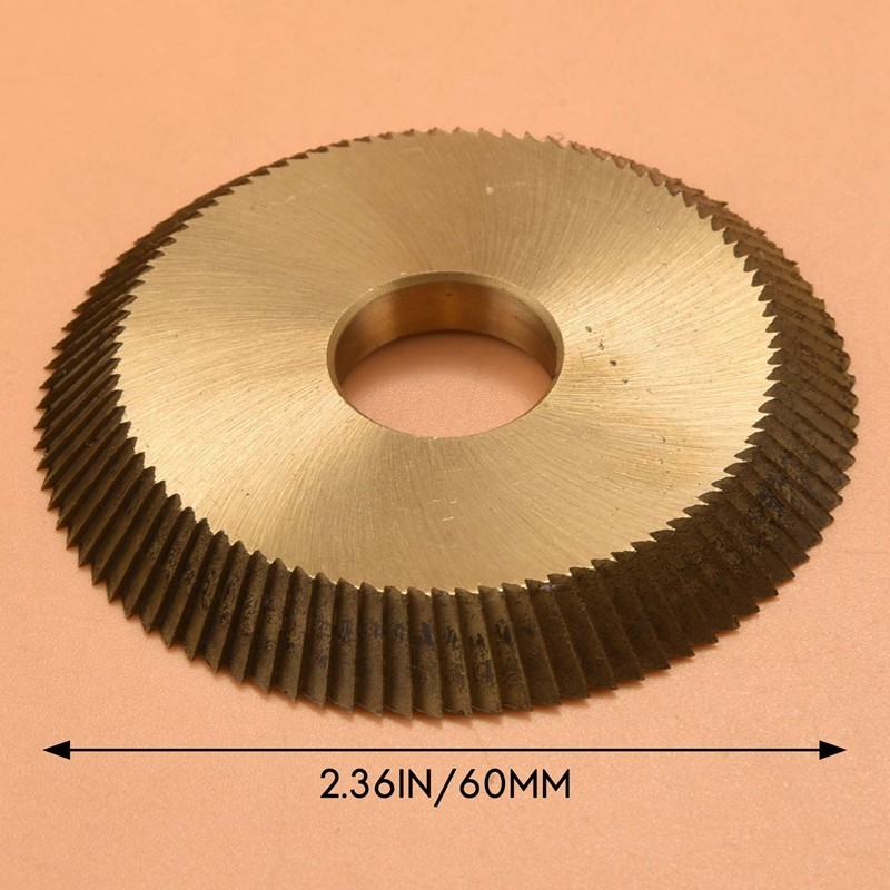 Lưỡi cắt chìa khóa mạ titan 60X6X16mm cho tất cả các phím ngang Máy cắt đĩa