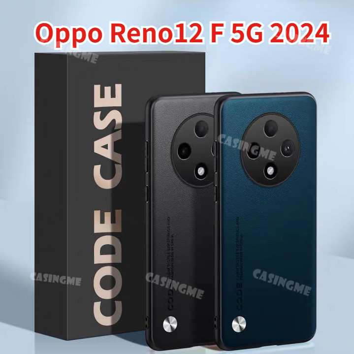 Oppo Reno12 F 5G 2024 Vỏ điện thoại da trơn sang trọng cho Oppo Reno 12F Reno12F Reno12 12 Pro F 4G 5G 2024 Ốp lưng chống sốc PC cứng mờ