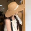 Mũ rộng vành JKDesign với nơ, dễ gấp gọn - Phù hợp che nắng và thời trang dành cho nữ