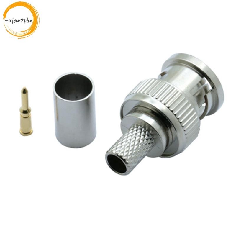 30 CÁI BNC Nam Uốn Kết Nối Cho Hệ Thống Quan Sát Nữ Khớp Nối BNC RG6