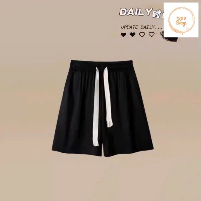 Quần đùi Cộc Nữ  trơn Mùa Hè chất cotton
