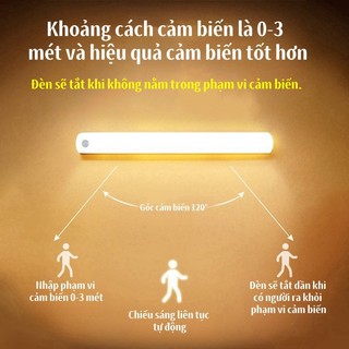 Đèn LED Thanh USB Sạc Cảm Biến Chuyển Động Đèn Ngủ Di Động Đèn Cảm Ứng Chuyển Động Đèn Led Thông Minh Dán Tường đèn cảm